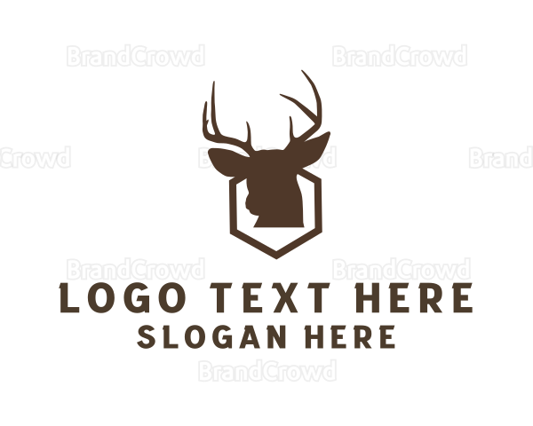 Deer Hunting Wildlife Logo