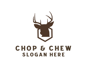 Veterinarian - Deer Hunting Wildlife logo design