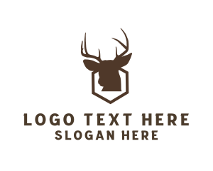 Deer Hunting Wildlife  Logo