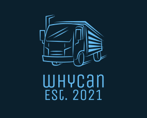 Cargo - Blue Express Truck logo design