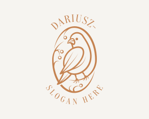 Sparrow - Bird Branch Aviary logo design