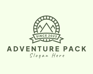 Adventure Peak Campsite  logo design