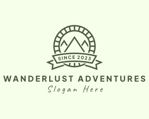 Adventure Peak Campsite  logo design