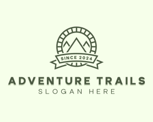 Adventure Peak Campsite  logo design