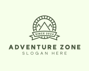 Adventure Peak Campsite  logo design