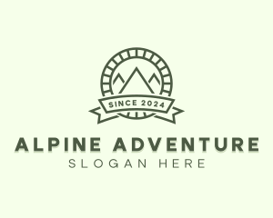 Adventure Peak Campsite  logo design