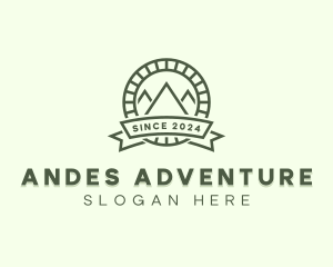 Adventure Peak Campsite  logo design