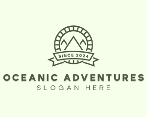 Adventure Peak Campsite  logo design