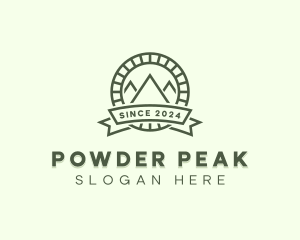 Adventure Peak Campsite  logo design