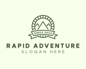 Adventure Peak Campsite  logo design