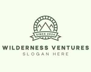 Adventure Peak Campsite  logo design