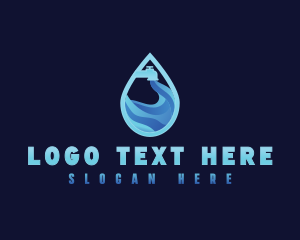 Tools - Faucet Aqua Water logo design