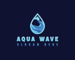 Aqua - Faucet Aqua Water logo design