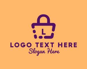 Comma - Shopping Bag Retail Store logo design