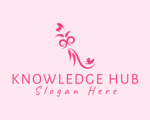 Elegant Flower Decor Logo