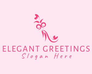 Elegant Flower Decor logo design