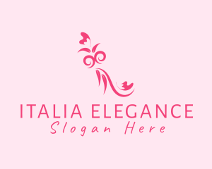 Elegant Flower Decor logo design