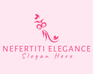 Elegant Flower Decor logo design