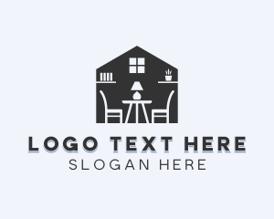 House - House Furniture Interior Design logo design