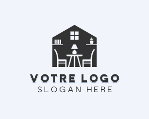 Upholsterer - House Furniture Interior Design logo design