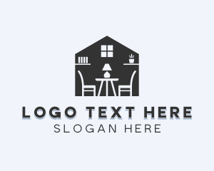 Furniture - House Furniture Interior Design logo design