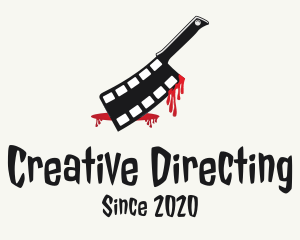 Directing - Butcher Knife Filmstrip logo design