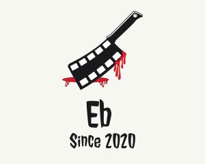 Scary - Butcher Knife Filmstrip logo design