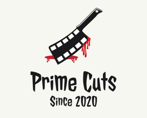 Butcher - Butcher Knife Filmstrip logo design