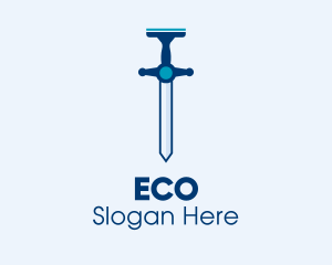 Clean Squeegee Sword  Logo