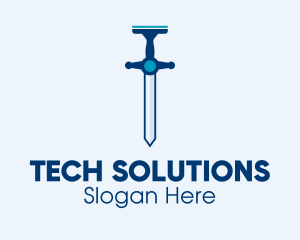 Clean Squeegee Sword  Logo