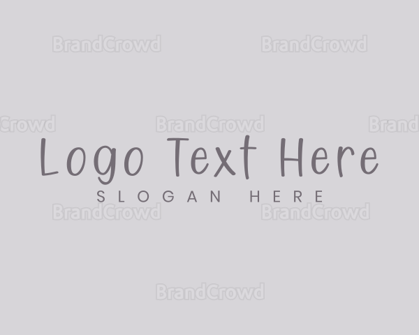 Generic Playful Handwriting Logo