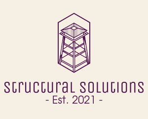 Structural - Purple Watchtower Farm logo design