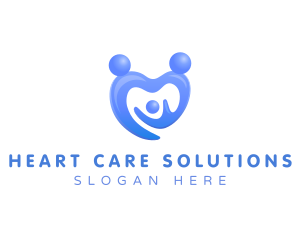 Family Child Care Heart logo design