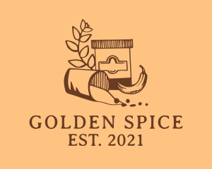 Cooking Pepper Spice logo design