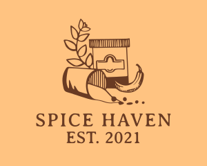 Spice - Cooking Pepper Spice logo design