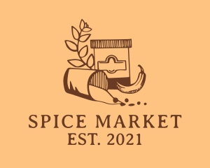 Cooking Pepper Spice logo design