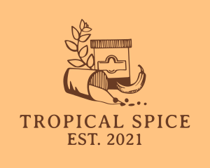 Cooking Pepper Spice logo design