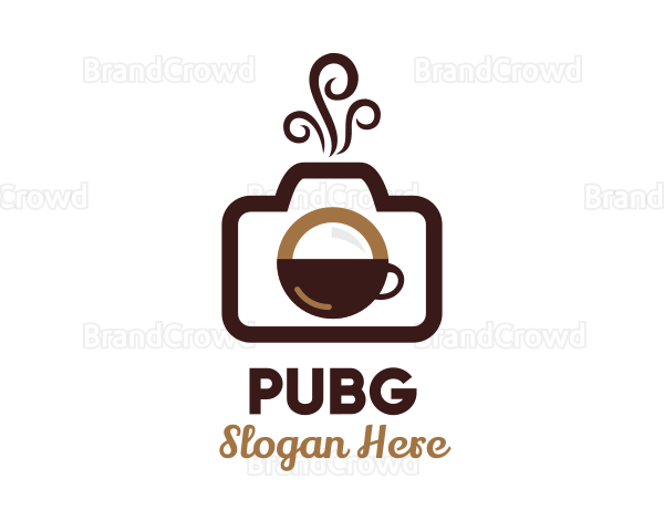 Photography Camera Coffee Cafe Logo