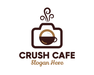 Photography Camera Coffee Cafe logo design