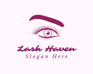 Eyebrow & Lashes Beauty logo design