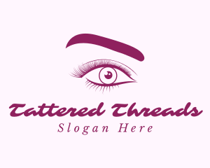 Eyebrow & Lashes Beauty logo design