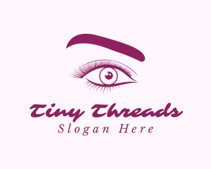 Eyebrow & Lashes Beauty logo design