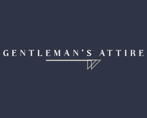 Luxury Gentleman Clothing logo design