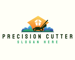 Cutter - Lawn Care Grass Cutter logo design