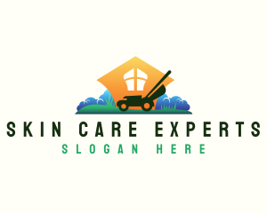 Lawn Care Grass Cutter logo design