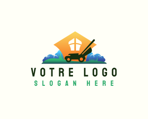 Grass - Lawn Care Grass Cutter logo design