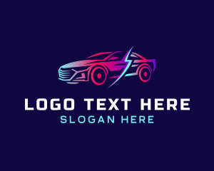 Transportation - Electric Car Transportation logo design