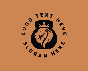 Crown - Lion King Kettlebell logo design
