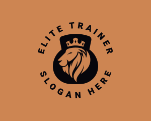 Lion King Kettlebell logo design