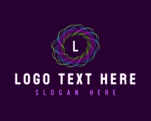 Abstract - Abstract Audio Waves logo design